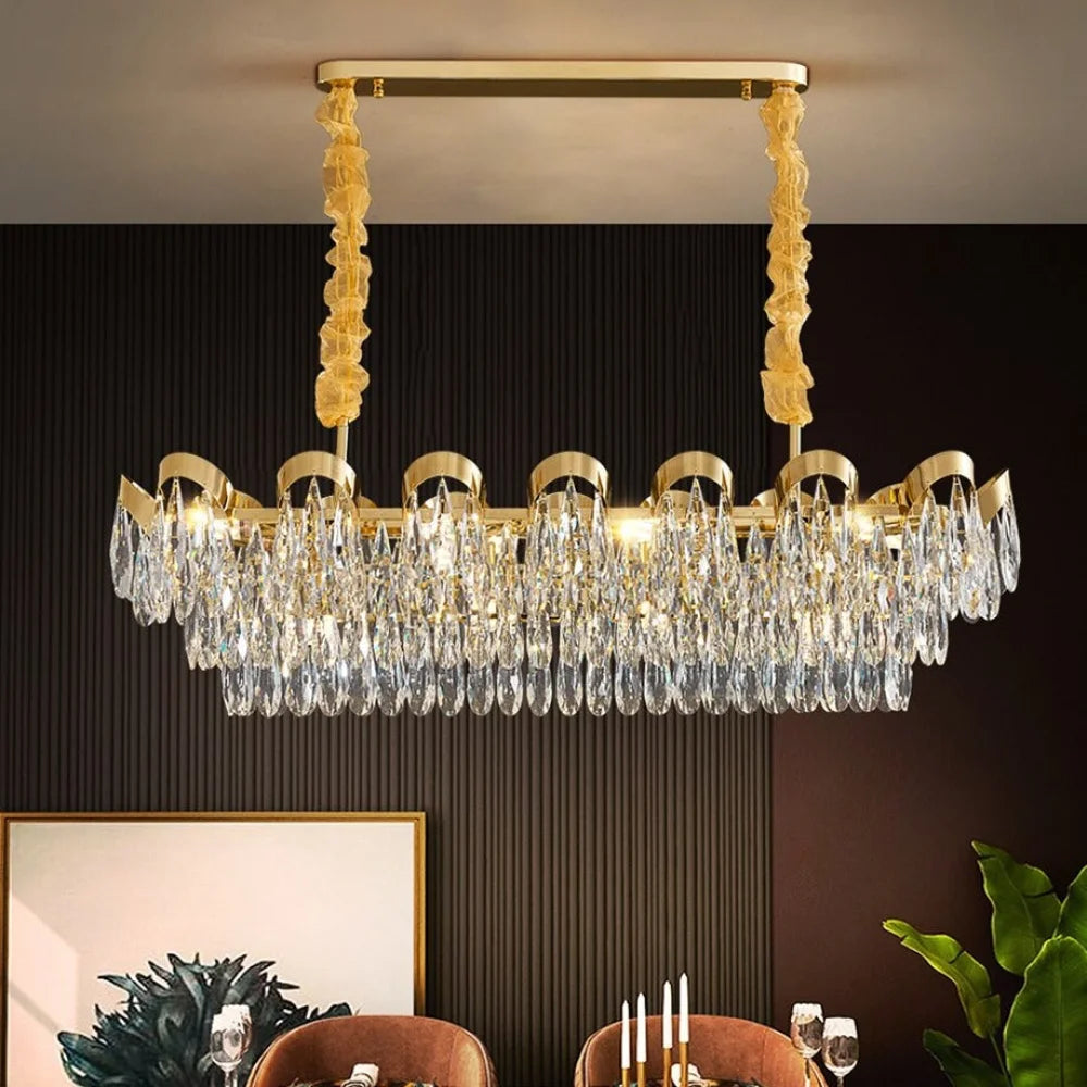 Kelly Crystal Dining Room Chandelier 35’’