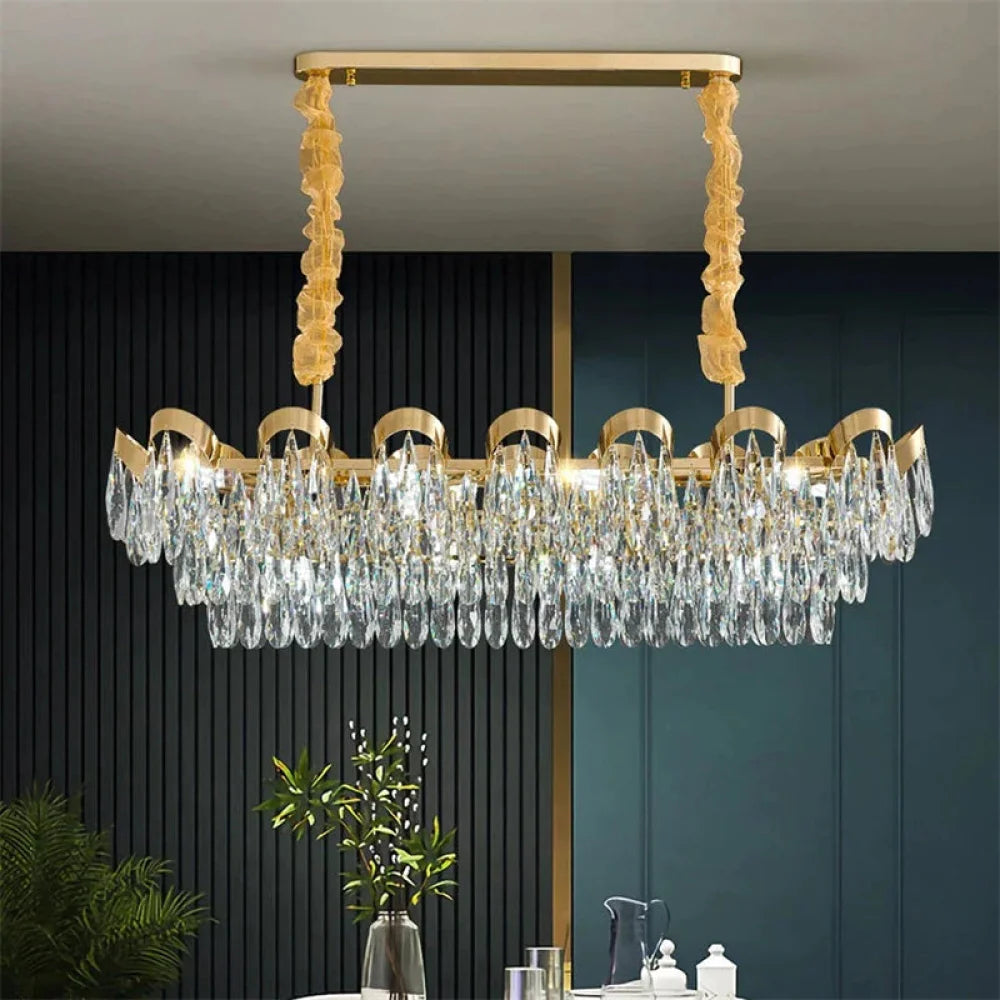 Kelly Crystal Dining Room Chandelier 47’’