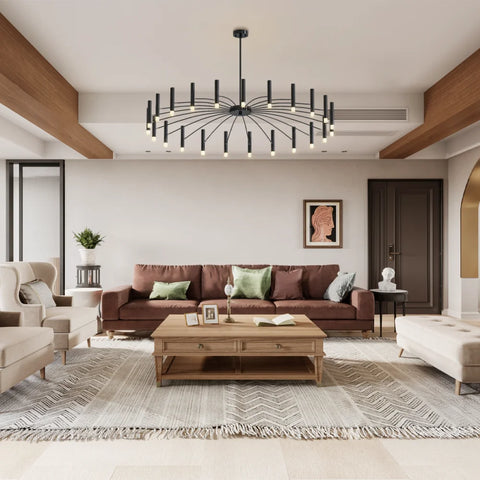 Kendall Contemporary Chandelier For Living Room - Candle, Optimized-1-Yiosilamp