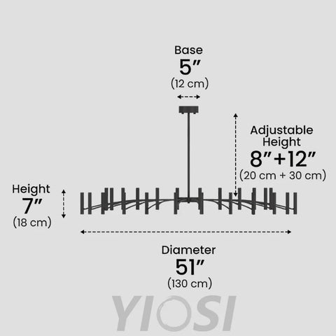Kendall Contemporary Chandelier For Living Room - Candle, Optimized-1-Yiosilamp
