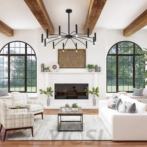Kendall Contemporary Chandelier For Living Room - Candle, Optimized-1-Yiosilamp