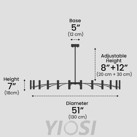 Kendall Contemporary Chandelier For Living Room - Candle, Optimized-1-Yiosilamp