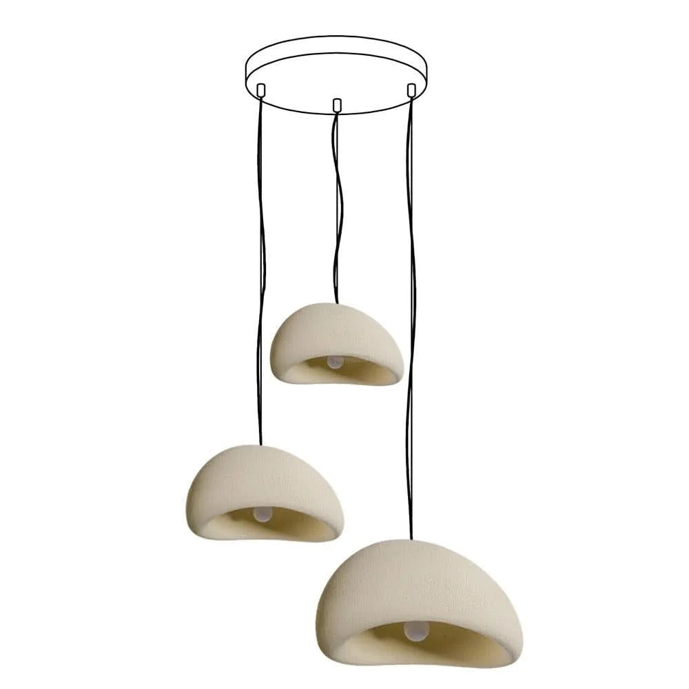 Khmara Chandelier with Rough Combination Type A - Yiosilamp