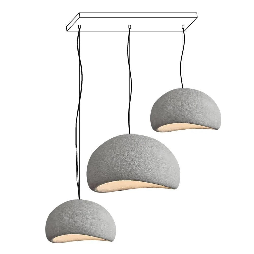 Khmara Chandelier with Rough Combination Type A - Yiosilamp