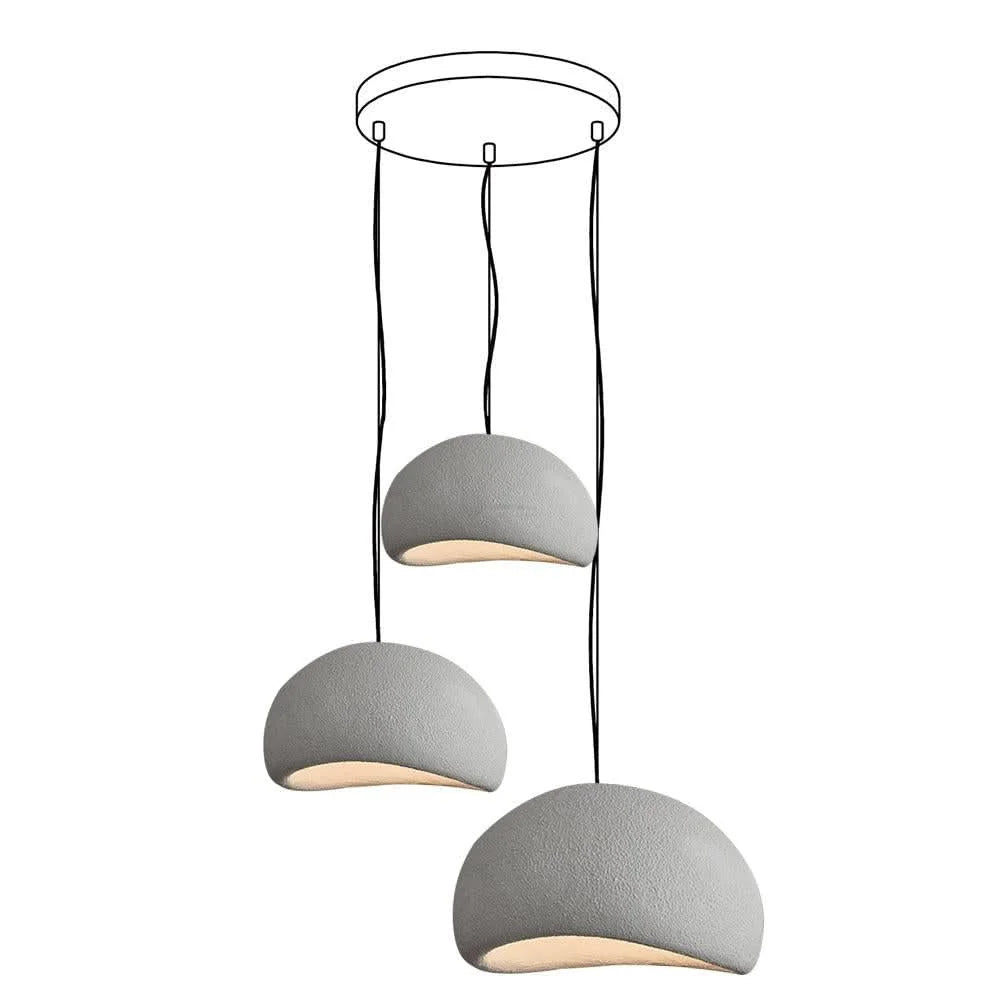 Khmara Chandelier with Rough Combination Type A - Yiosilamp