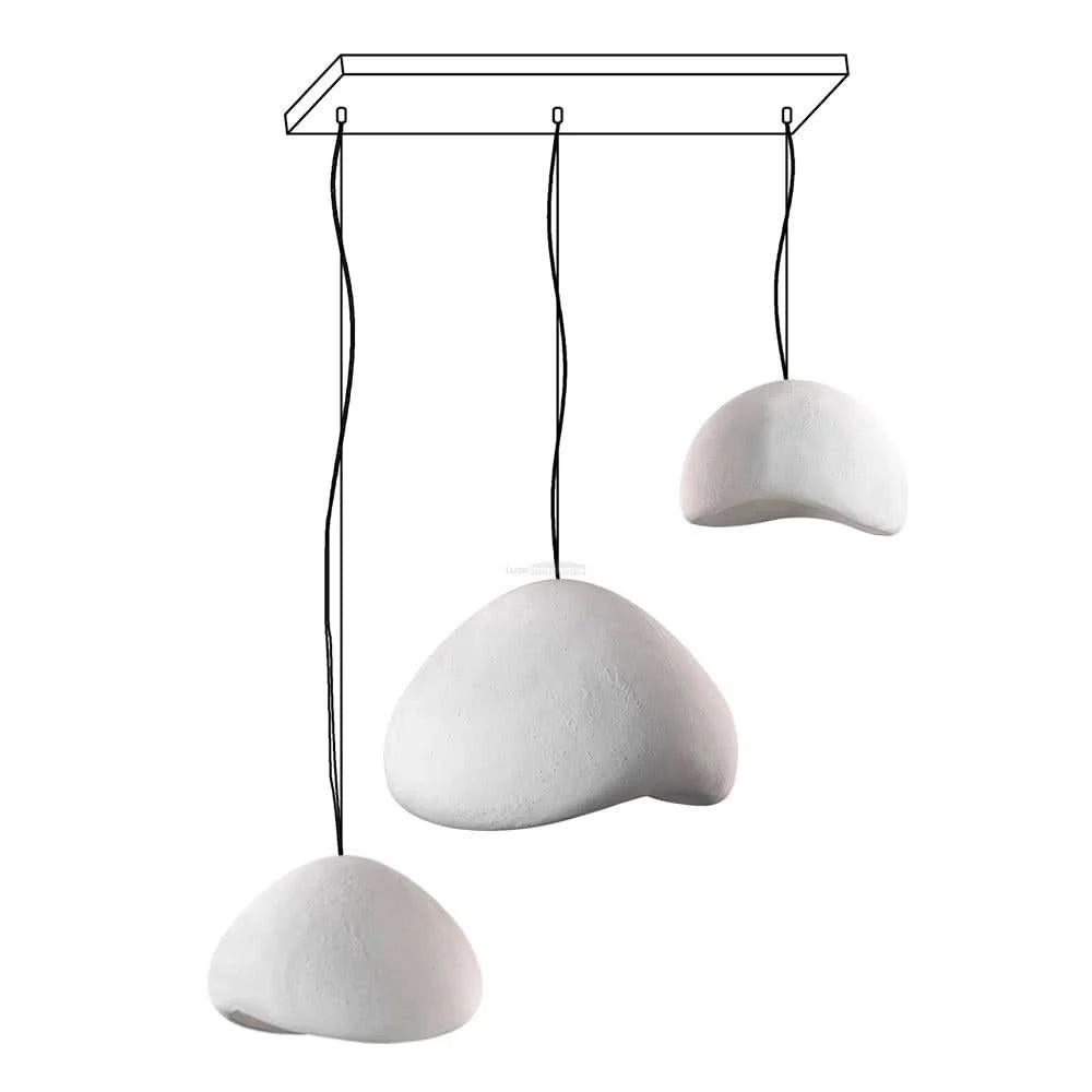 Khmara Chandelier with Rough Combination Type A - Yiosilamp