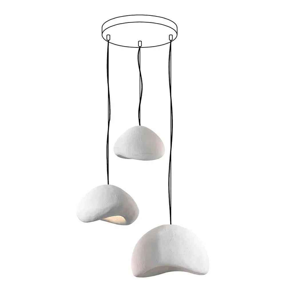 Khmara Chandelier with Rough Combination Type A - Yiosilamp