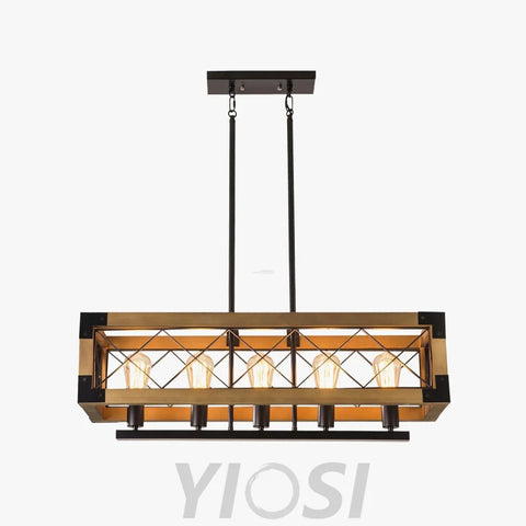 Kitchen Island Rectangle Chandelier  L 5.9″ - Yiosilamp