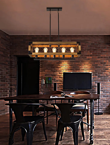 Kitchen Island Rectangle Chandelier  L 5.9″ - Yiosilamp