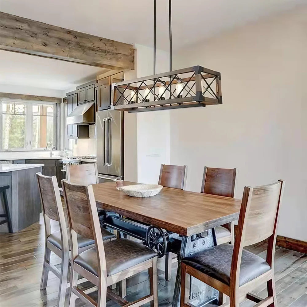 Kitchen Island Rectangle Chandelier  L 5.9″ - Yiosilamp
