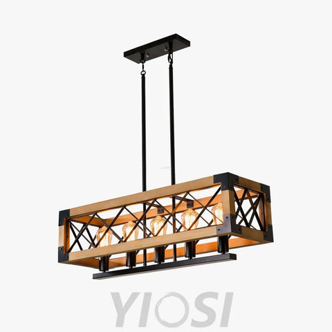Kitchen Island Rectangle Chandelier  L 5.9″ - Yiosilamp
