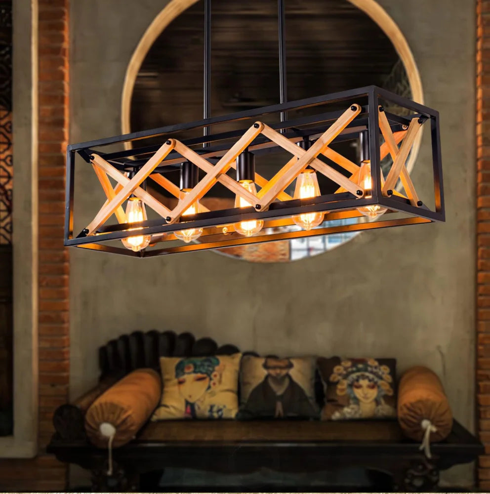Kitchen Island Rectangle Chandelier  L 5.9″ - Yiosilamp
