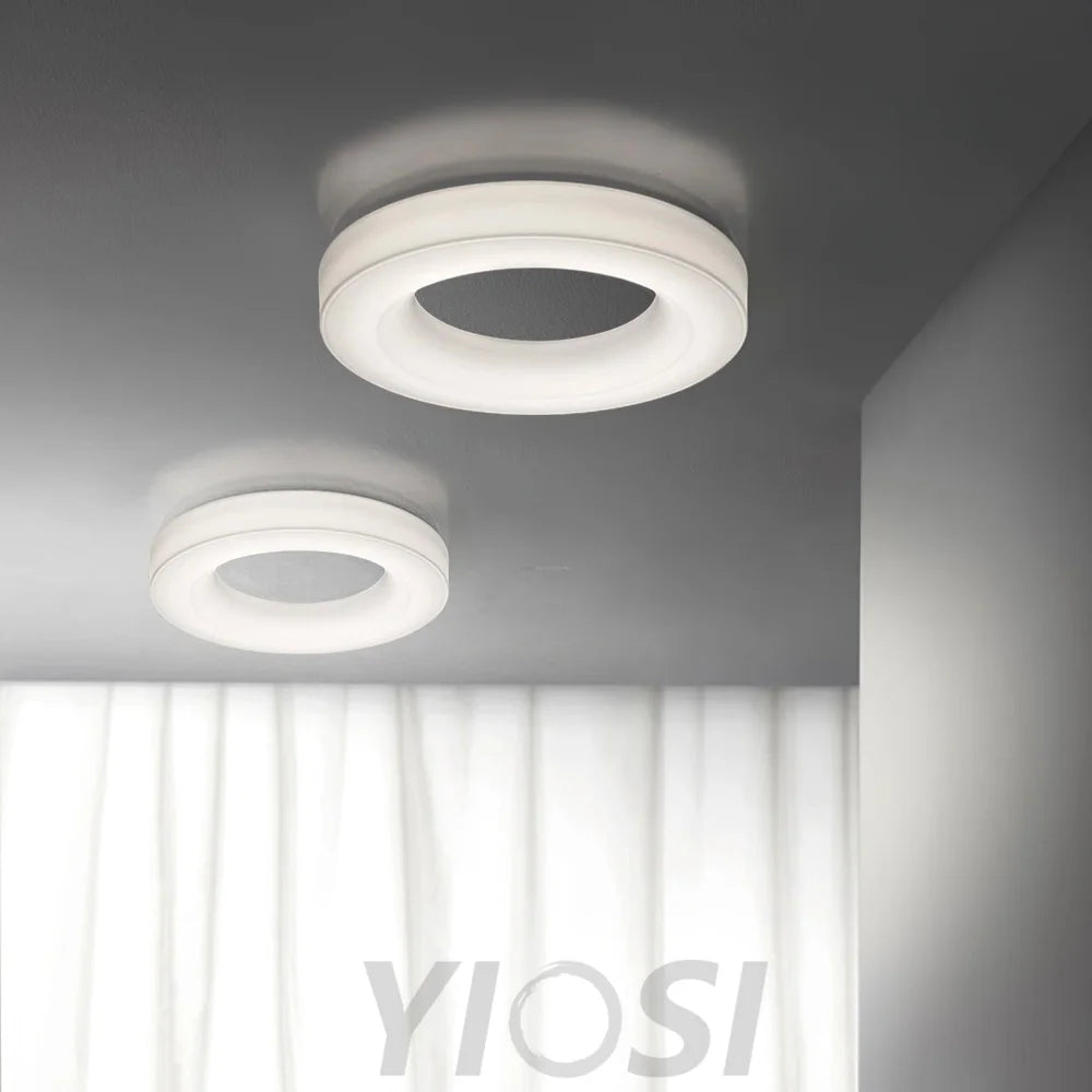 Knock Out Ceiling Light ∅ 22.8″ - Chloe, Flush Mounts-1-Yiosilamp