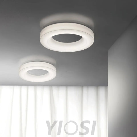 Knock Out Ceiling Light ∅ 22.8″ - Chloe, Flush Mounts-1-Yiosilamp