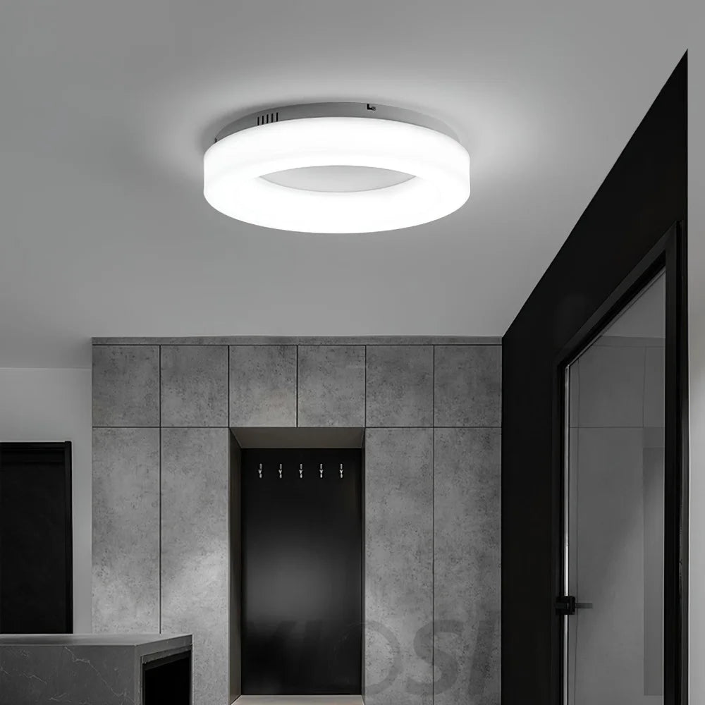 Knock Out Ceiling Light ∅ 22.8″ - Chloe, Flush Mounts-1-Yiosilamp
