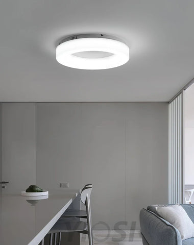 Knock Out Ceiling Light ∅ 22.8″ - Chloe, Flush Mounts-1-Yiosilamp