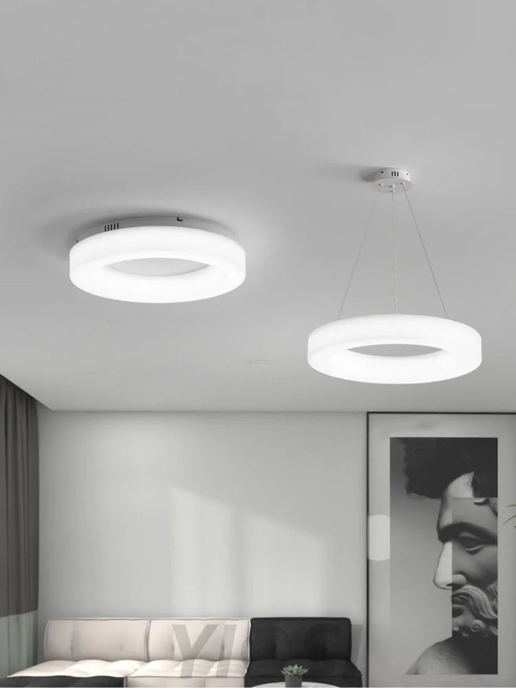 Knock Out Ceiling Light ∅ 22.8″ - Chloe, Flush Mounts-1-Yiosilamp