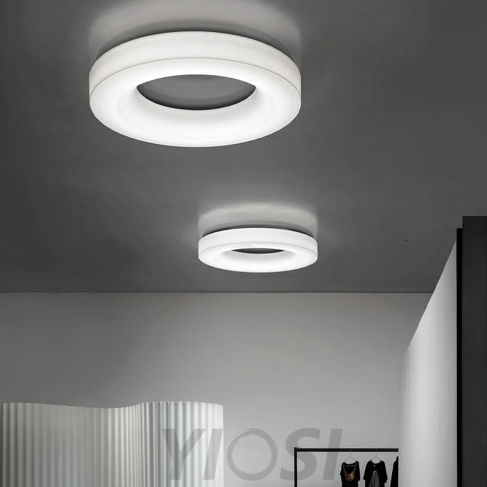 Knock Out Ceiling Light ∅ 22.8″ - Chloe, Flush Mounts-1-Yiosilamp
