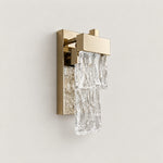 Knox Glass Linear Wall Sconce – lights off