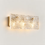 Knox Glass Wall Sconce 16" – lights on