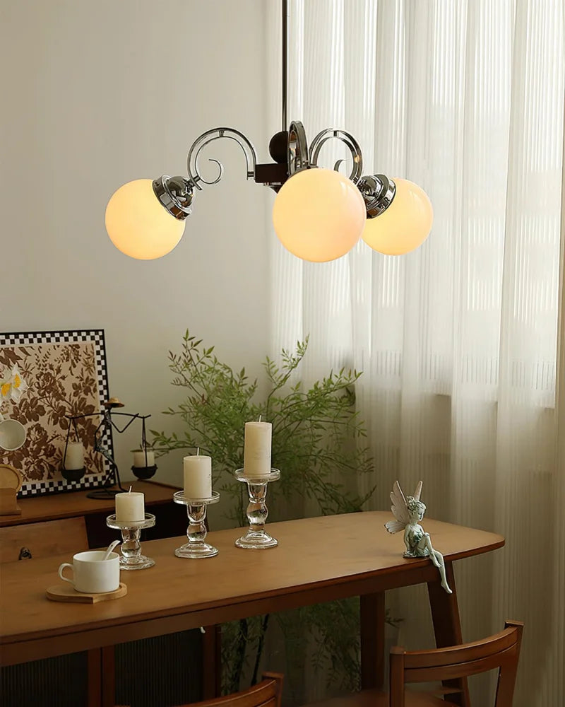 Kotter Cream Chandelier with 3/5 heads - Bend-1-Yiosilamp