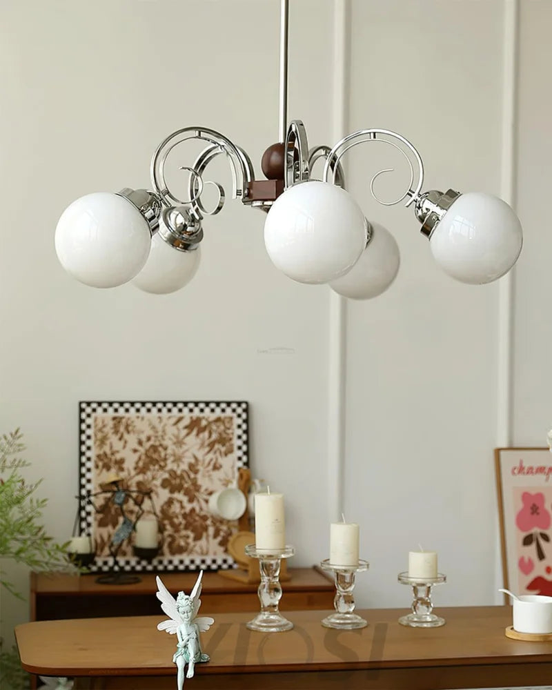 Kotter Cream Chandelier with 3/5 heads - Bend-1-Yiosilamp