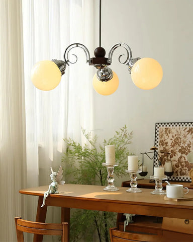 Kotter Cream Chandelier with 3/5 heads - Bend-1-Yiosilamp