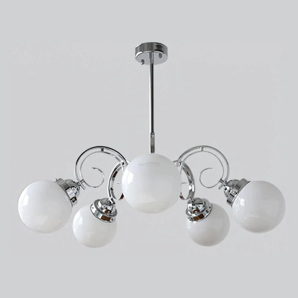 Kotter Cream Chandelier with 3/5 heads - Bend-1-Yiosilamp