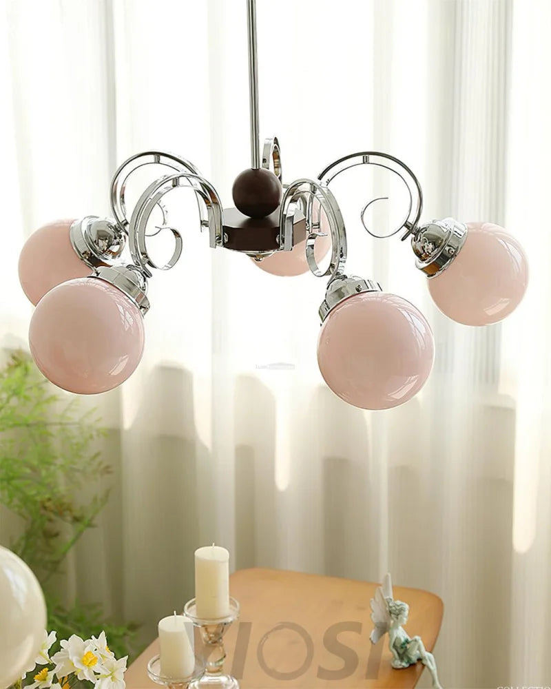 Kotter Cream Chandelier with 3/5 heads - Bend-1-Yiosilamp