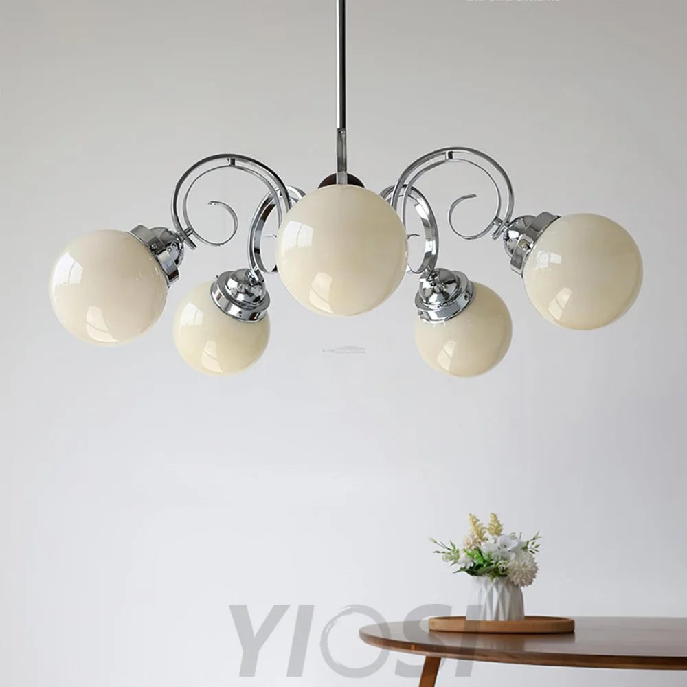 Kotter Cream Chandelier with 3/5 heads - Bend-1-Yiosilamp