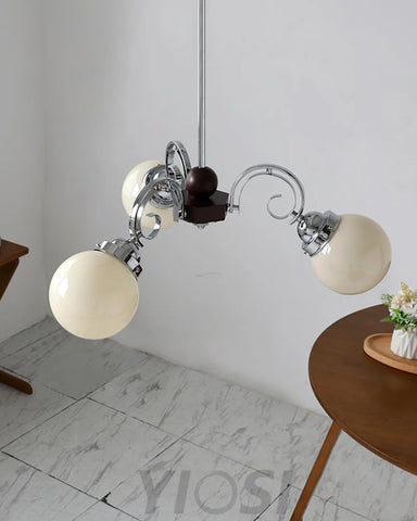 Kotter Cream Chandelier with 3/5 heads - Bend-1-Yiosilamp