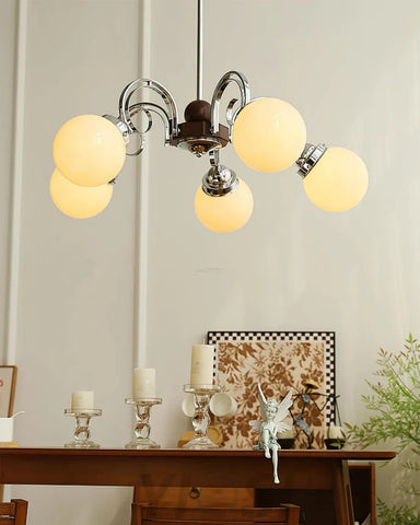 Kotter Cream Chandelier with 3/5 heads - Bend-1-Yiosilamp