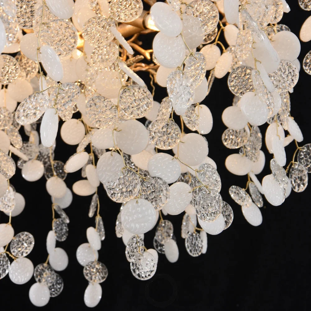 Krisanna Blossom Modern White Chandelier Branch