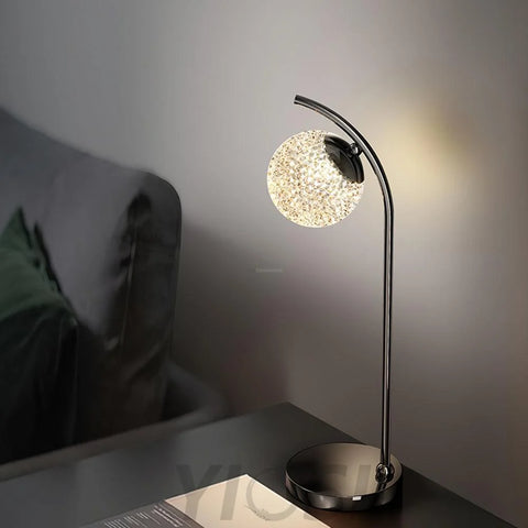 Ksovv Crystal Table Lamp  ∅ 5.5″ - Cryolite-1-Yiosilamp