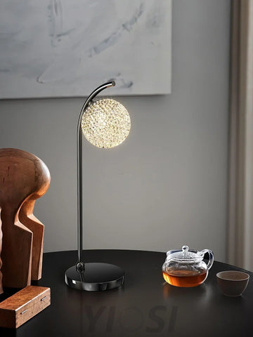 Ksovv Crystal Table Lamp  ∅ 5.5″ - Cryolite-1-Yiosilamp