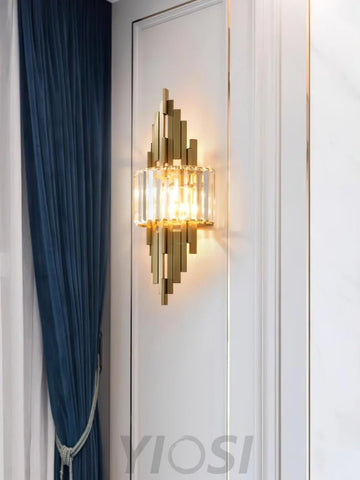 Kubica Crystal Wall Sconce - Cryolite-1-Yiosilamp