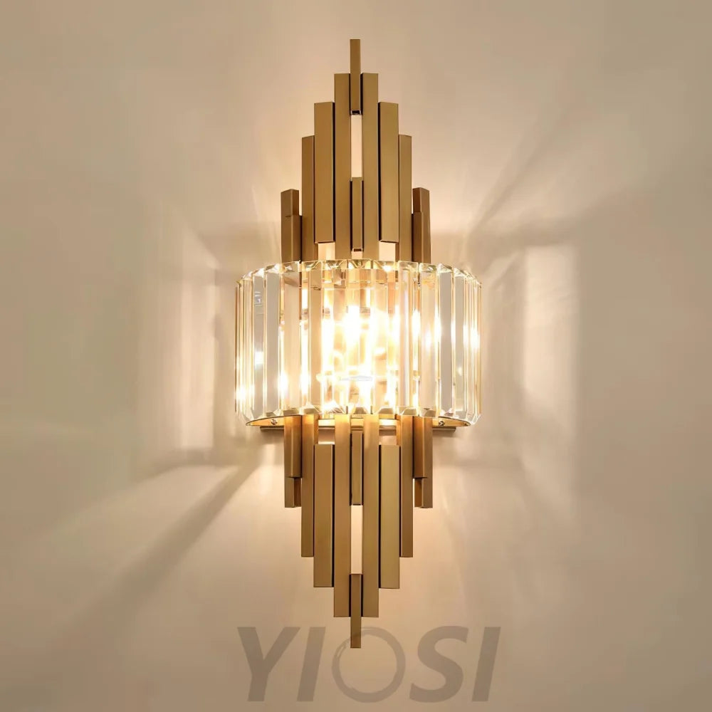 Kubica Crystal Wall Sconce - Cryolite-1-Yiosilamp