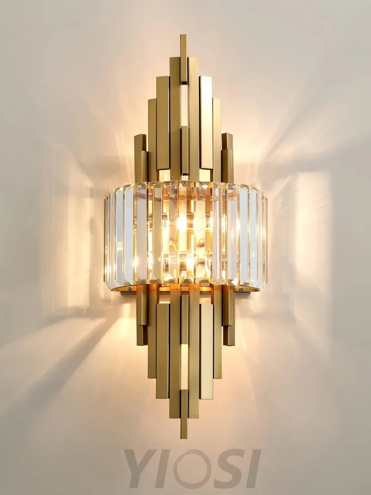 Kubica Crystal Wall Sconce - Cryolite-1-Yiosilamp