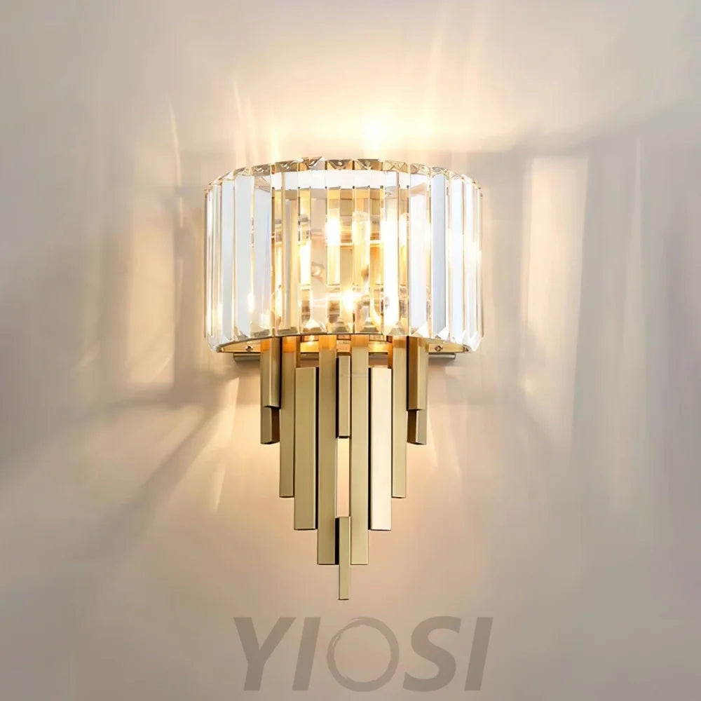 Kubica Crystal Wall Sconce - Cryolite-1-Yiosilamp