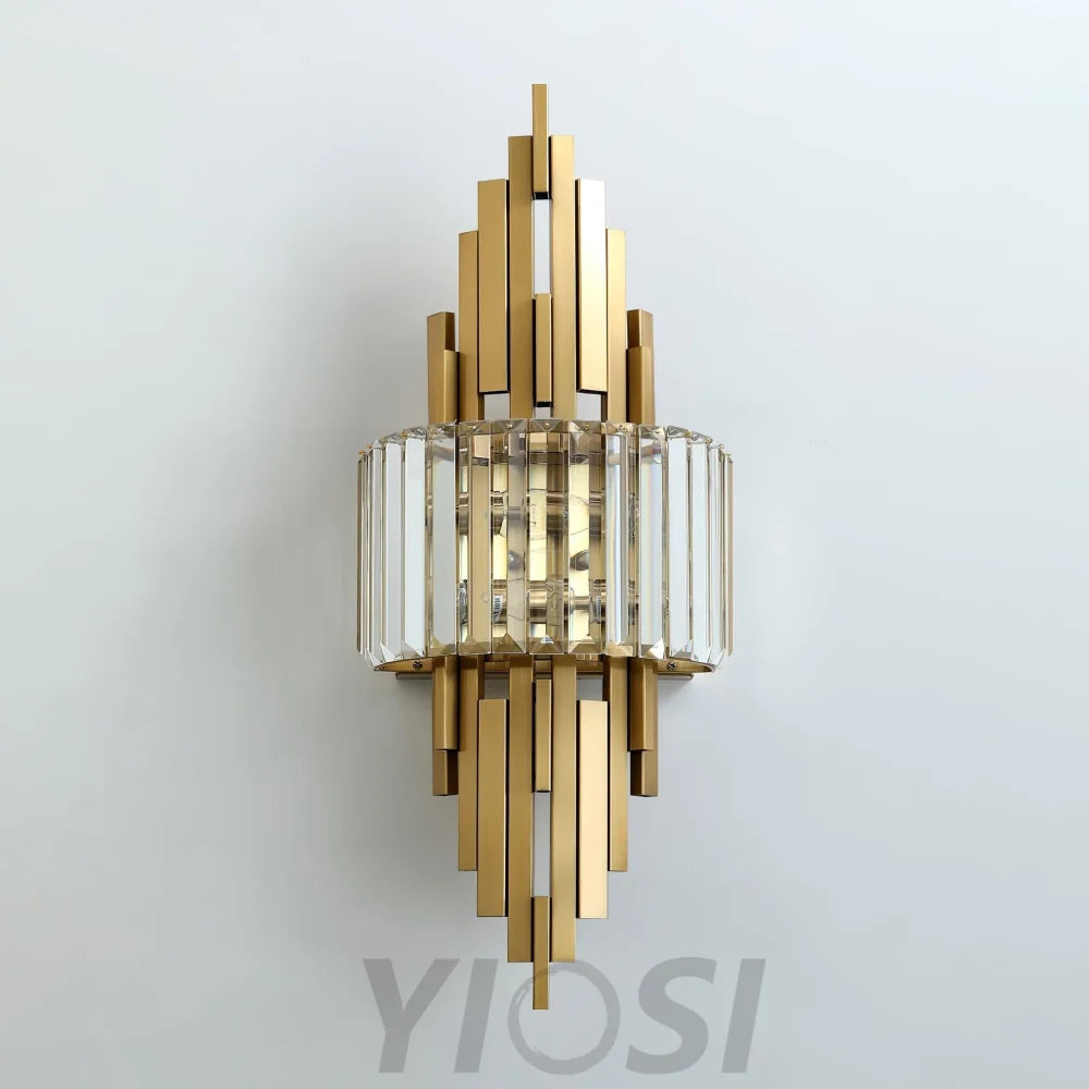 Kubica Crystal Wall Sconce - Cryolite-1-Yiosilamp