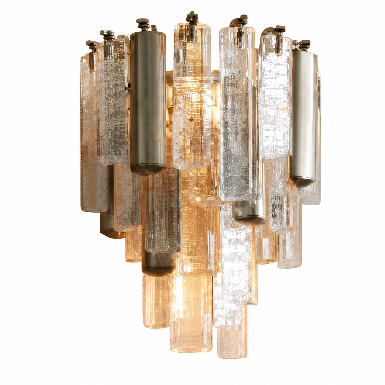 L1370 Marble Stone Pendant Light - Single Layer - Copper Color Actual Size 1450
