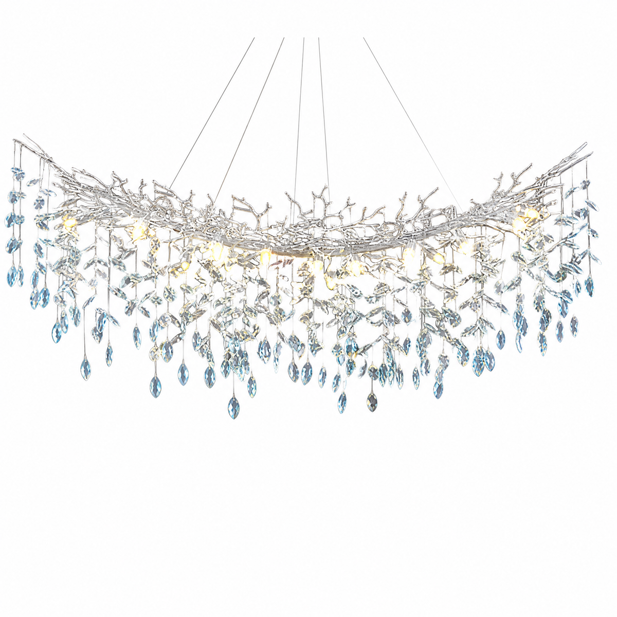 L1370 Two-layer Laminated Marble Pendant Light for Dining Room - Copper Color