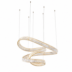 Lancia LED Rod Chandelier — product photo
