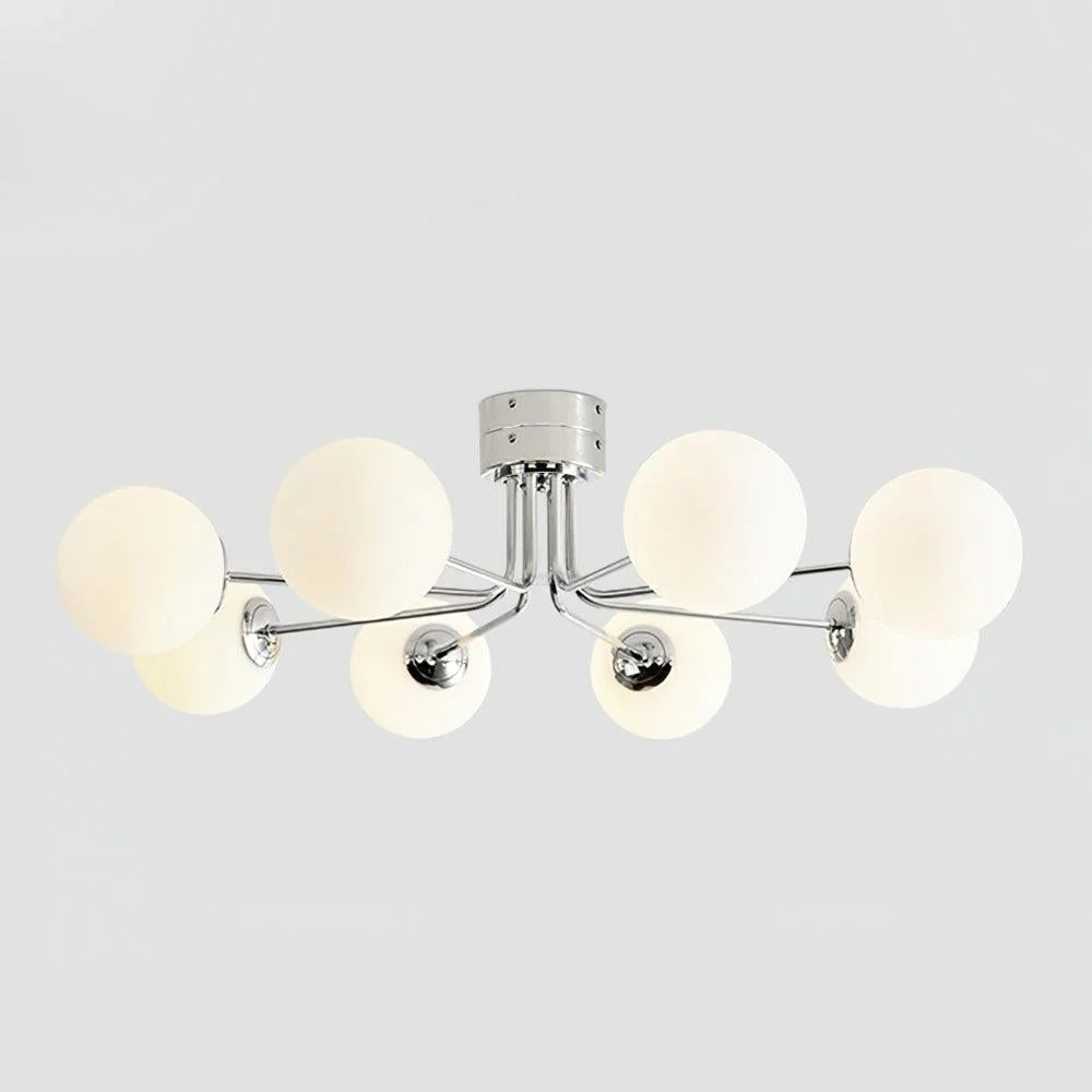 Lanta Ceiling Lamp with 6/8 heads - Bend, Semi Flush Mounts-1-Yiosilamp