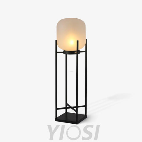 Lantern Solar Floor Lamp for Outdoor - Cube-1-Yiosilamp