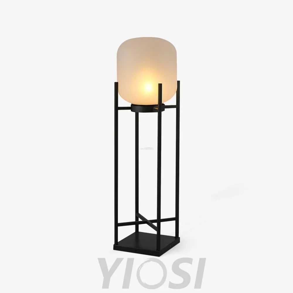 Lantern Solar Floor Lamp for Outdoor - Cube-1-Yiosilamp