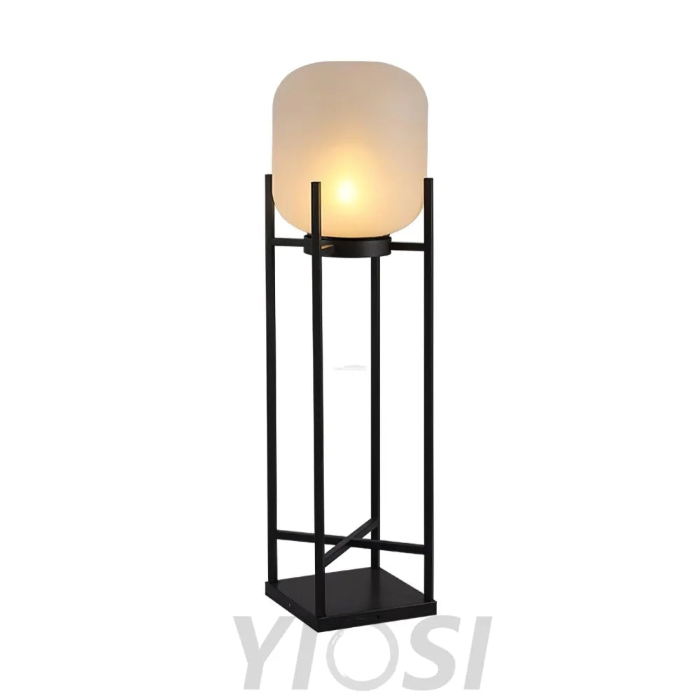 Lantern Solar Floor Lamp for Outdoor - Cube-1-Yiosilamp