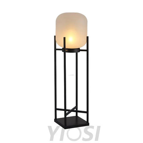 Lantern Solar Floor Lamp for Outdoor - Cube-1-Yiosilamp