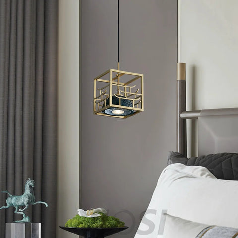 Lantern Square Pendant ∅ 5.9″ - Yiosilamp