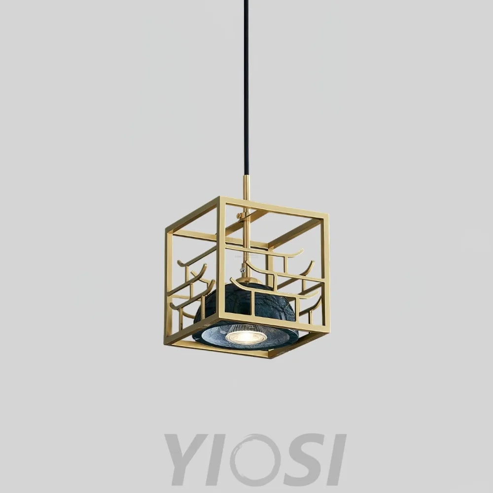 Lantern Square Pendant ∅ 5.9″ - Yiosilamp